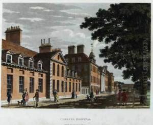 A View Taken Near Battersea Church, Looking Towards Chelsea