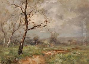 Rural Landscape, Signed, 10" X 14", Framed