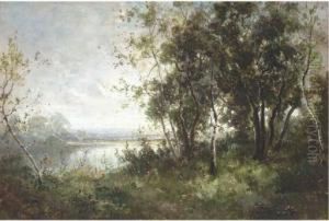A Wooded River Landscape