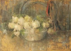 Biale Roze W Wazonie, Okolo 1918