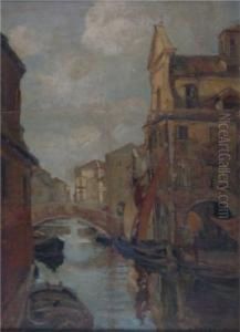 Canal Vena, Chioggia by Attilio Bozzato