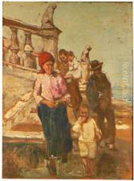 Figure Sul Ponte Di Chioggia - view 1