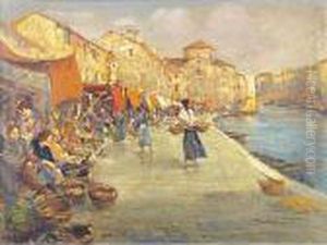 "mercato A Venezia" by Attilio Bozzato