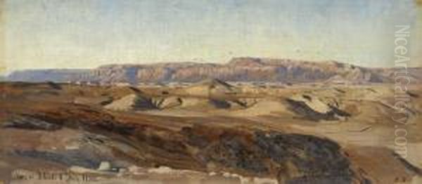 Blick Vom Jordantal Auf Das Moab-gebirge - view 1