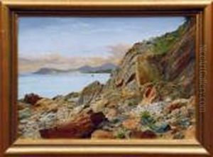 Ligurische Kuste by Eugen Felix Prosper Bracht