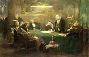 The Meeting of the Board of Directors by Ferdinand Brutt