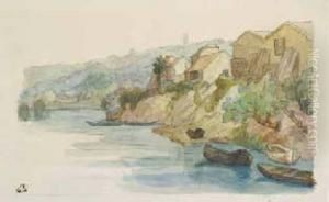 La Scierie Du Bas Meudon by Felix Bracquemond