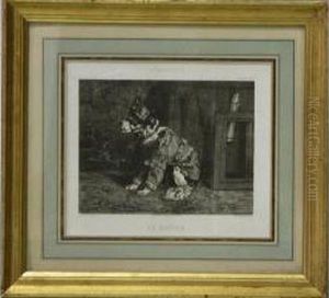 Le Repos by Felix Bracquemond