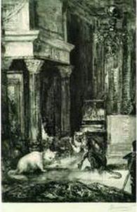 Illustrations Pour Les Fables De La Fontaine. 1886. by Felix Bracquemond
