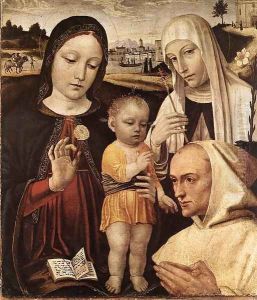 Madonna and Child, St Catherine and the Blessed Stefano Maconi