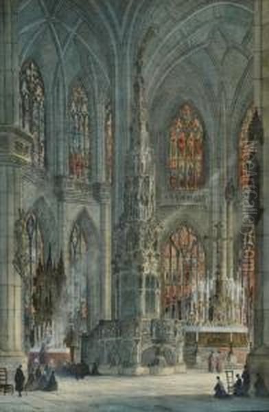 Nurnberg Cathedral Interior - view 1
