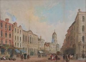 View From Carfax Towards The Old Town Hall And Christ Church, Oxford