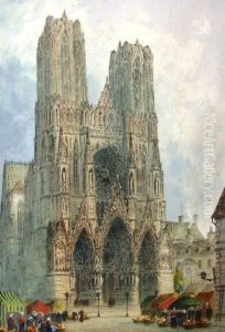 Westminster Abbey And St. Paul's Cathedral by Paul Braddon