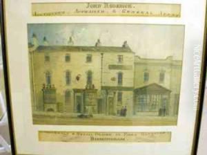 Watercolour, Rouen Market Square
With Cathedral In The Distance, 36 Cm X 52 Cm , Signed And Framed by Paul Braddon