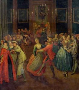 The Costume Ball by Henri J. van Blarenberghe