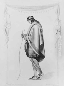Indian Figure in Profile