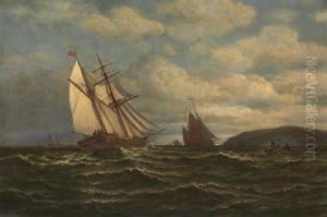 Fishing Boats Off A Northern Headland by William Bradford