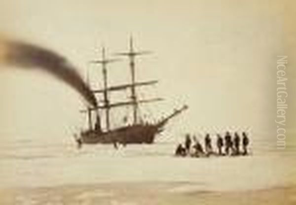 John L. Dunmore And George P. Critcherson. The Arctic Regions by William Bradford