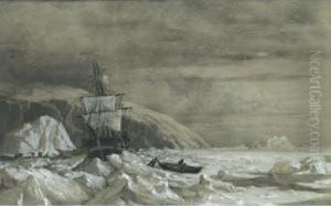 Locked In-baffin Bay by William Bradford
