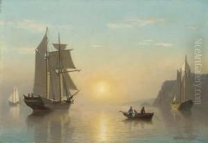 Sunset Calm In The Bay Of Fundy by William Bradford