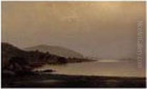 Fishermens' Homes Near Cape St. Johns, Coast Of Labrador by William Bradford