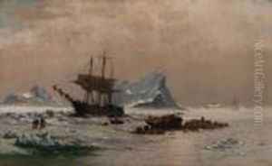 Among The Ice Floes by William Bradford