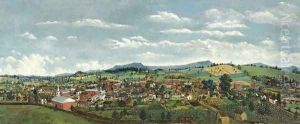 Town of Harrisonburg, Virginia by Emma Lyon Bryan