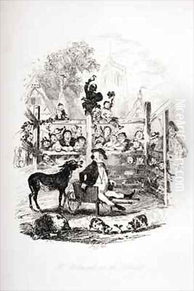 Mr. Pickwick in the pound - view 1