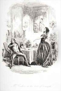 Mr. Carker in his hour of triumph by Hablot Knight Browne