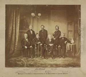 Managers Of The House Of Representatives Of The Impeachment Of Andrew Johnson by Mathew B. Brady