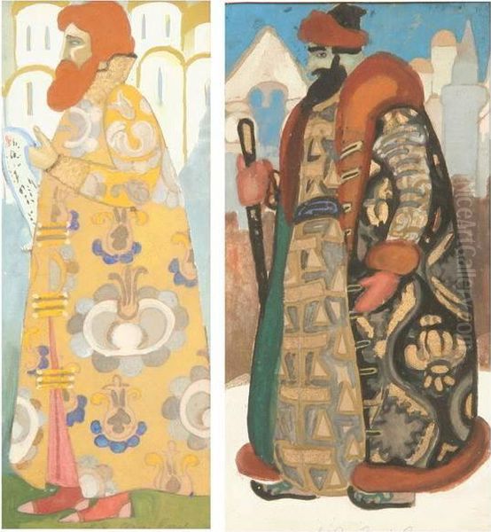 Costume Sketches: Two Works - view 1