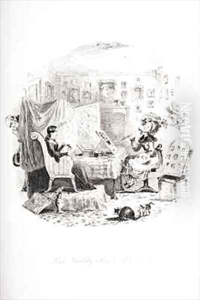 Kate Nickleby sitting to Miss La Creevey - view 1
