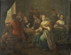 Cena De Interior Com Figuras