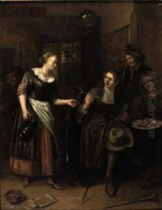 Making Merry In An Inn by Richard Brakenburgh