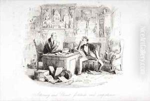 Attorney and Client, fortitude and impatience by Hablot Knight Browne