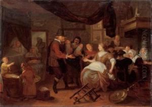 Scene D'interieur : La Presentation Des Jumeaux