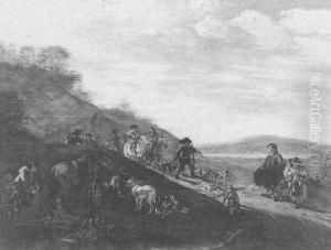 Travellers On A Road Travellers On A Road