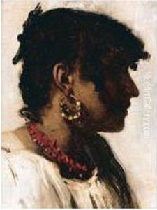 The Gypsy Woman by Frank Bramley