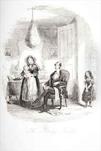 The Dombey Family by Hablot Knight Browne