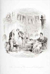 The old man of the name Tulkinghorn by Hablot Knight Browne