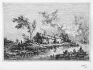 Flusslandschaften Und Tierdarstellungen Flusslandschaften Und Tierdarstellungen