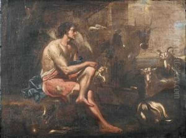 Jacob Tending The Flock Of Laban - view 1