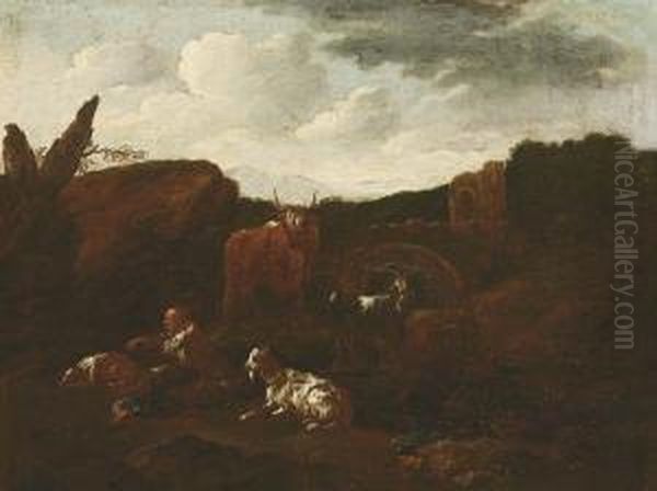Paesaggio Con Pastori E Armenti - view 1