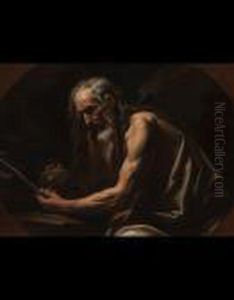 San Gerolamo In Meditazione by Giacinto Brandi