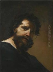 Head Of A Male Saint