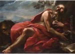 Die Vision Des Heiligen Hieronymus by Giacinto Brandi