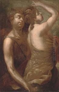 Daphne And Apollo by Giacinto Brandi