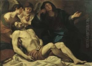 Compianto Sul Cristo Morto by Giacinto Brandi