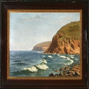 Coastal Scene From Bornholm Island by I.H. Brandt