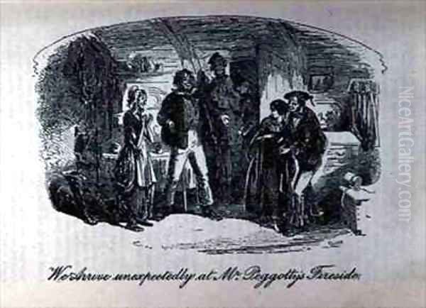 We Arrive Unexpectedly at Mr Peggotty's Fireside - view 1